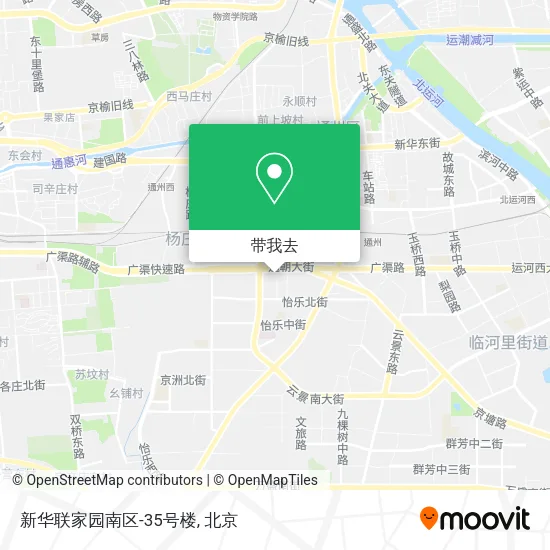 新华联家园南区-35号楼地图