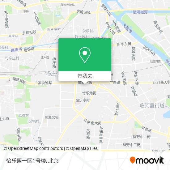 怡乐园一区1号楼地图