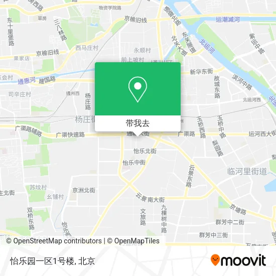 怡乐园一区1号楼地图