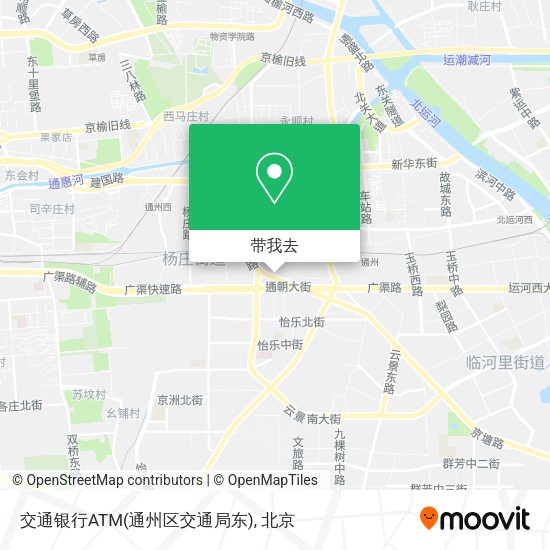 交通银行ATM(通州区交通局东)地图