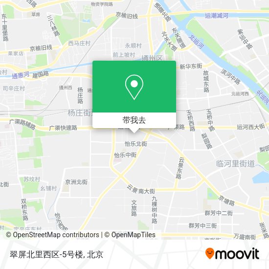 翠屏北里西区-5号楼地图