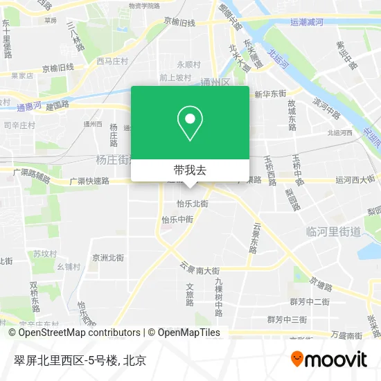 翠屏北里西区-5号楼地图