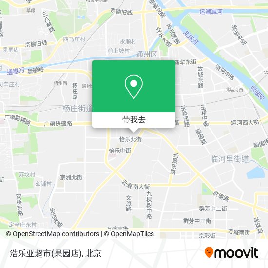 浩乐亚超市(果园店)地图