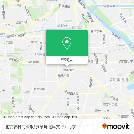 北京农村商业银行(翠屏北里支行)地图