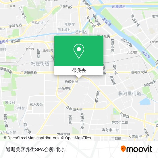 通珊美容养生SPA会所地图