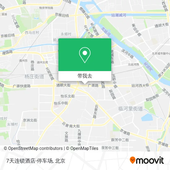 7天连锁酒店-停车场地图