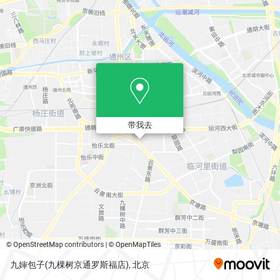 九婶包子(九棵树京通罗斯福店)地图