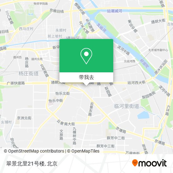 翠景北里21号楼地图