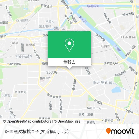 韩国黑麦核桃果子(罗斯福店)地图