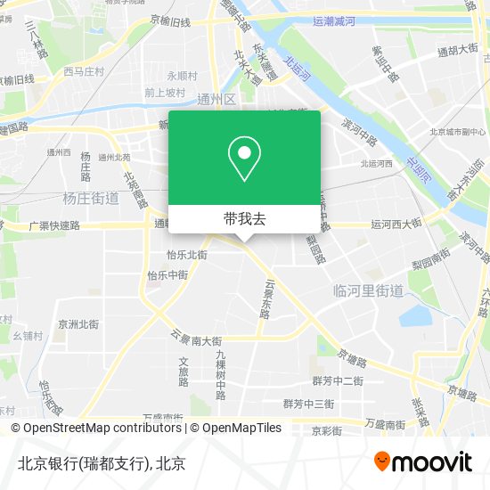 北京银行(瑞都支行)地图