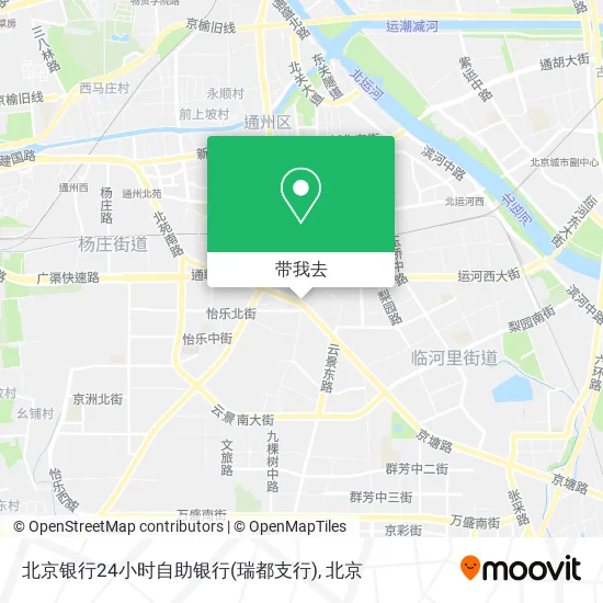 北京银行24小时自助银行(瑞都支行)地图