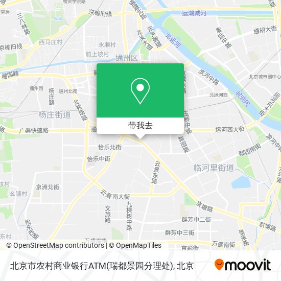 北京市农村商业银行ATM(瑞都景园分理处)地图