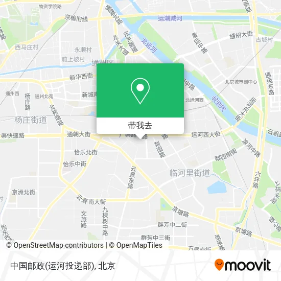 中国邮政(运河投递部)地图