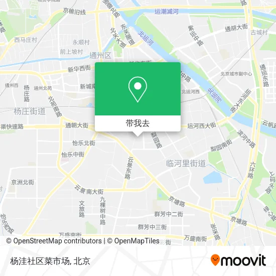 杨洼社区菜市场地图