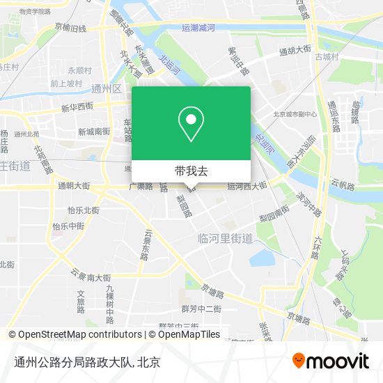 通州公路分局路政大队地图