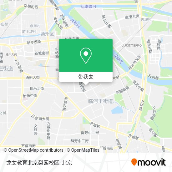 龙文教育北京梨园校区地图