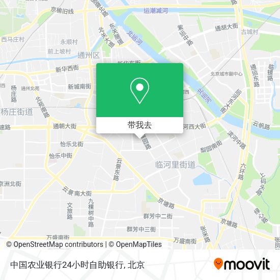 中国农业银行24小时自助银行地图