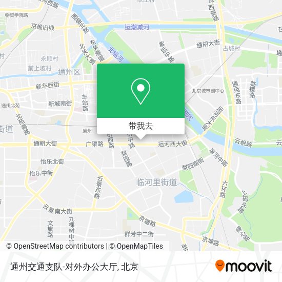 通州交通支队-对外办公大厅地图