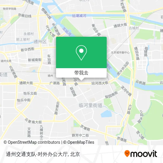 通州交通支队-对外办公大厅地图