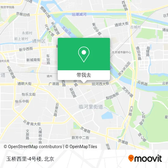 玉桥西里-4号楼地图