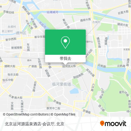 北京运河源温泉酒店-会议厅地图