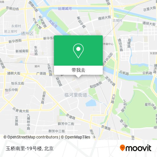 玉桥南里-19号楼地图