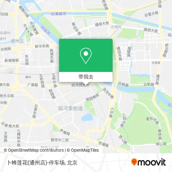 卜蜂莲花(通州店)-停车场地图