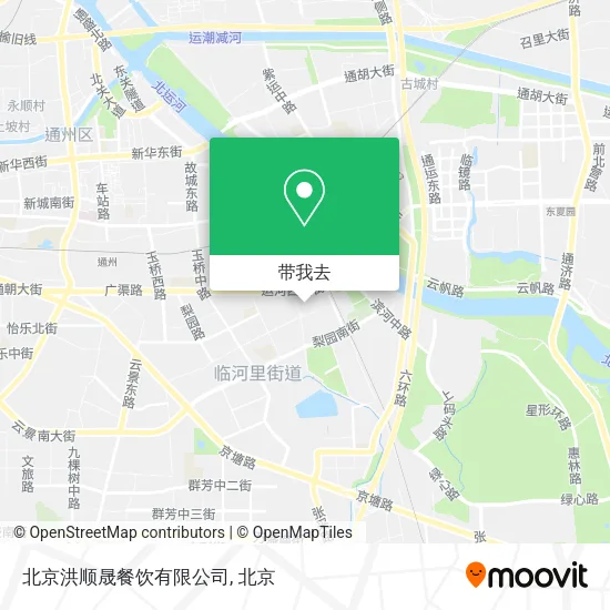 北京洪顺晟餐饮有限公司地图