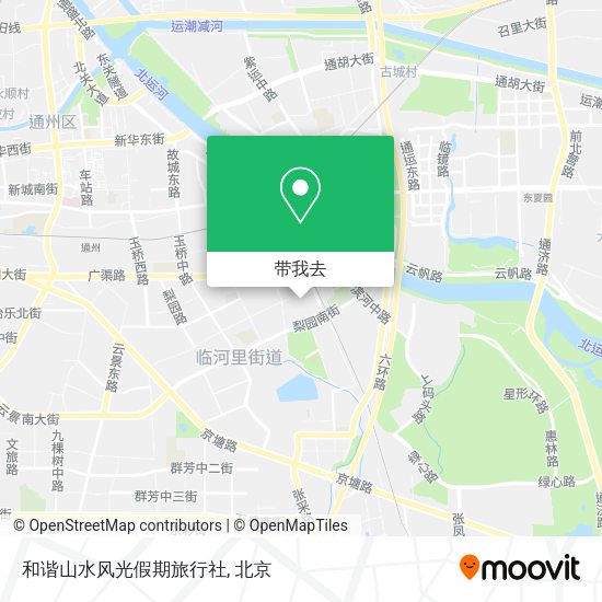 和谐山水风光假期旅行社地图