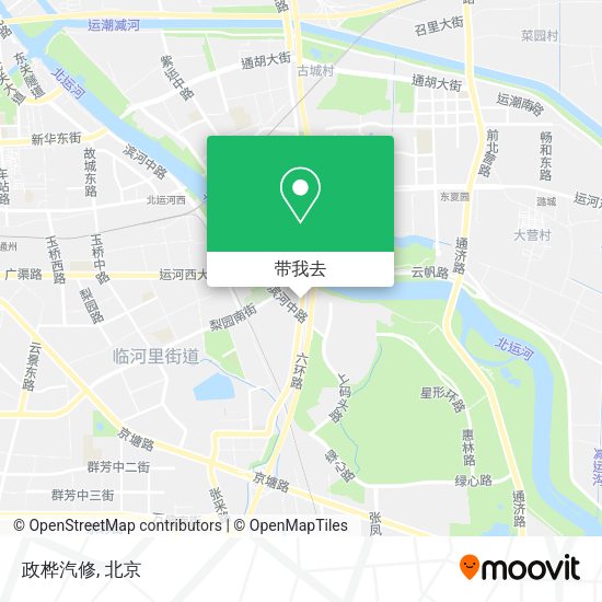 政桦汽修地图