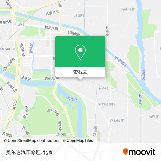 奥尔达汽车修理地图