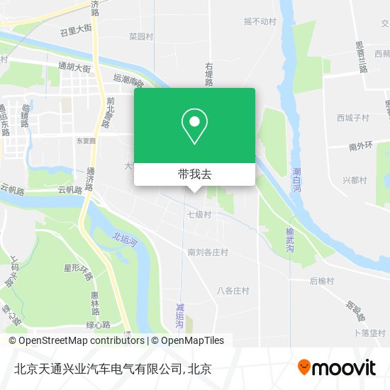 北京天通兴业汽车电气有限公司地图