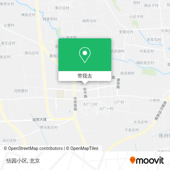 恬园小区地图