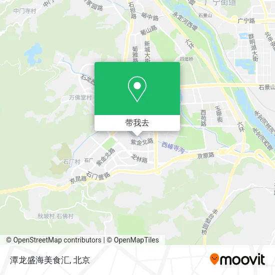 潭龙盛海美食汇地图