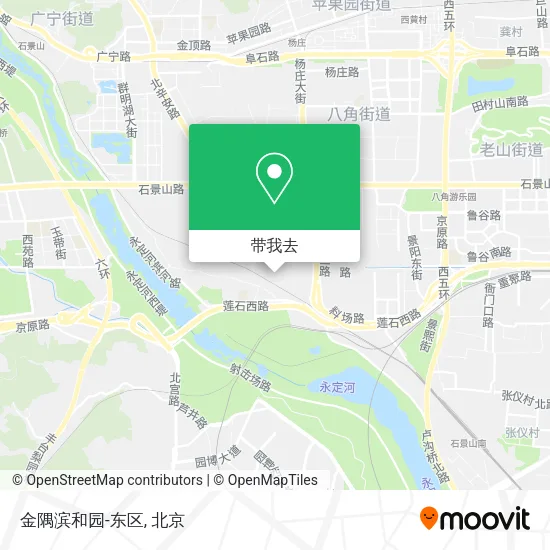 金隅滨和园-东区地图