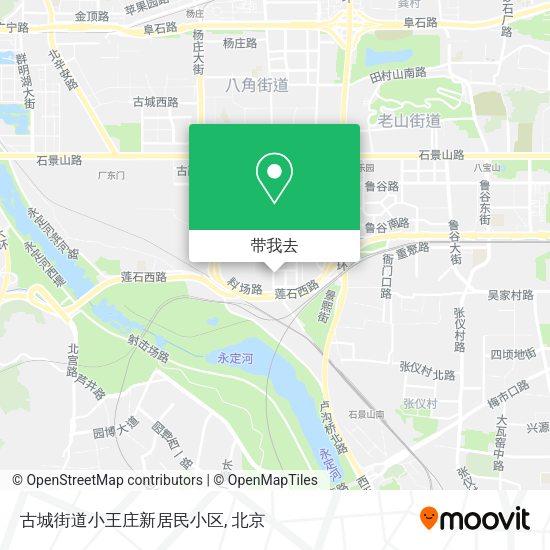 古城街道小王庄新居民小区地图