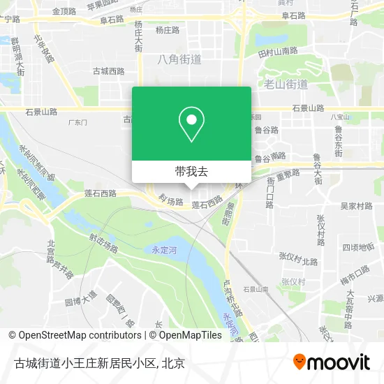 古城街道小王庄新居民小区地图