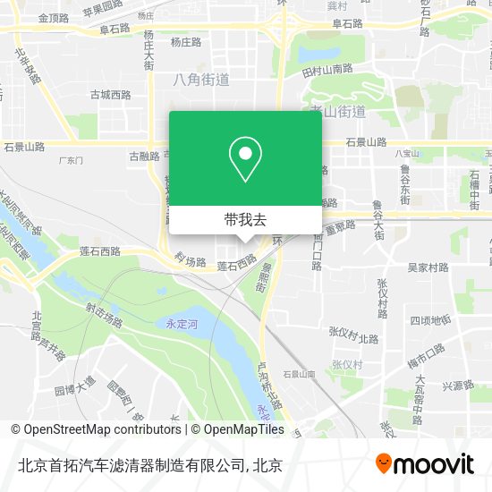 北京首拓汽车滤清器制造有限公司地图