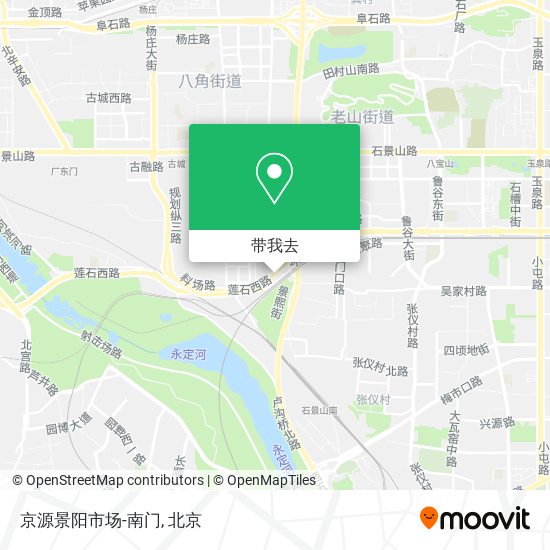 京源景阳市场-南门地图