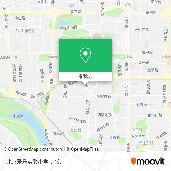 北京爱乐实验小学地图
