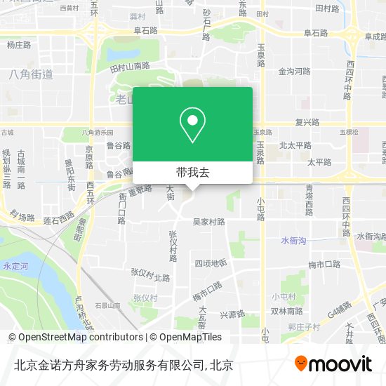 北京金诺方舟家务劳动服务有限公司地图