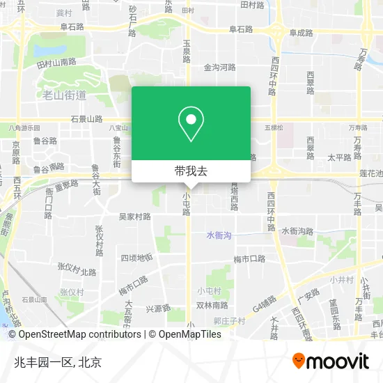 兆丰园一区地图