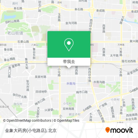 金象大药房(小屯路店)地图