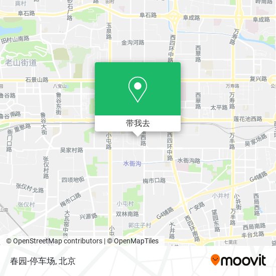 春园-停车场地图