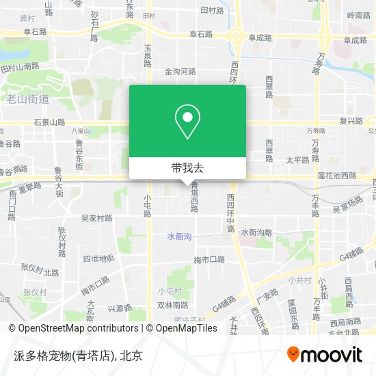 派多格宠物(青塔店)地图