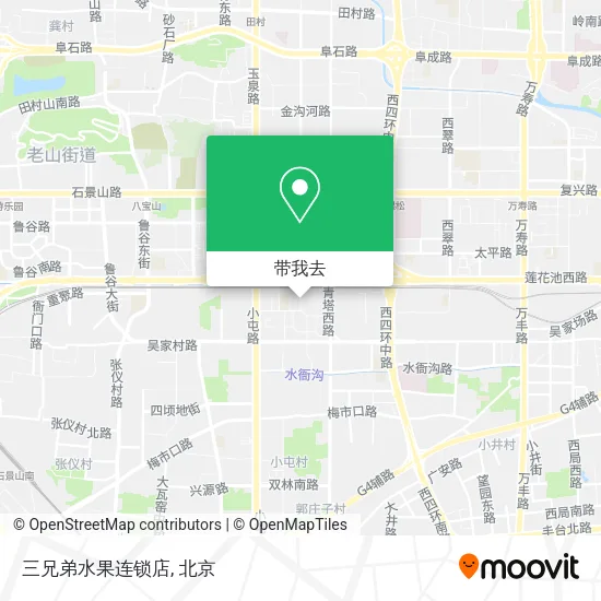 三兄弟水果连锁店地图