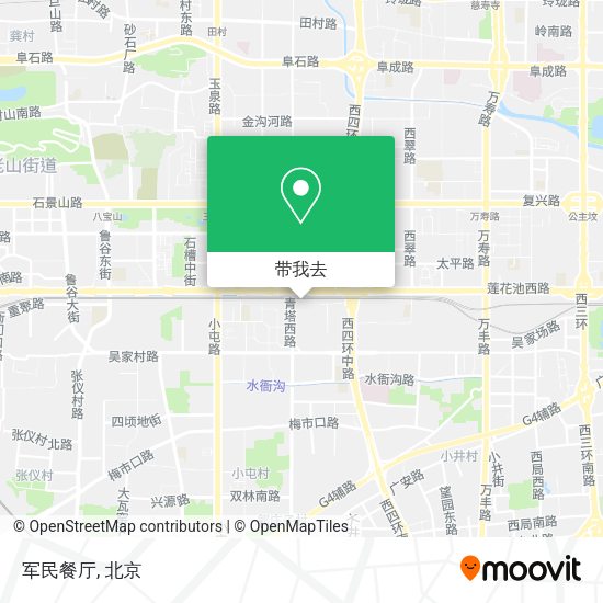 军民餐厅地图