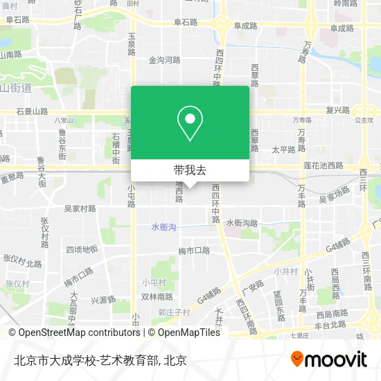 北京市大成学校-艺术教育部地图