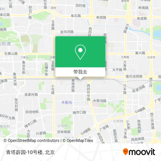 青塔蔚园-10号楼地图