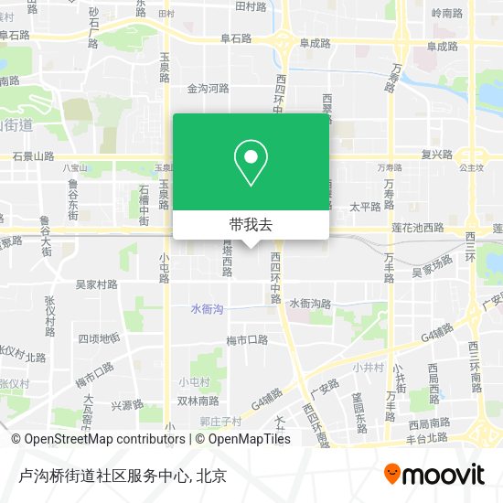 卢沟桥街道社区服务中心地图